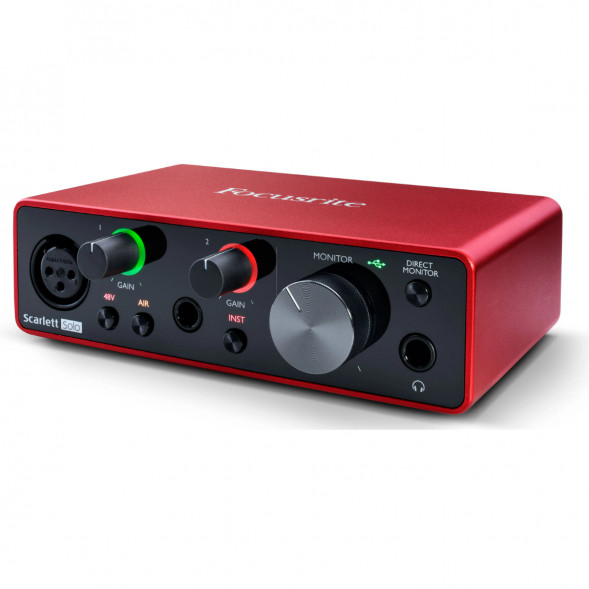 Внешняя звуковая карта FOCUSRITE Scarlett Solo 3rd Gen в Мурманске