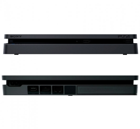 Игровая приставка Sony PlayStation 4 Slim 500 ГБ HDD, черный в Мурманске