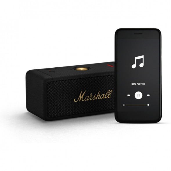 Портативная акустика Marshall Emberton II, 20 Вт, Black/Brass в Мурманске