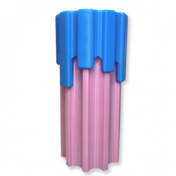 Ваза HatRom Drip, розовый - синий в Мурманске