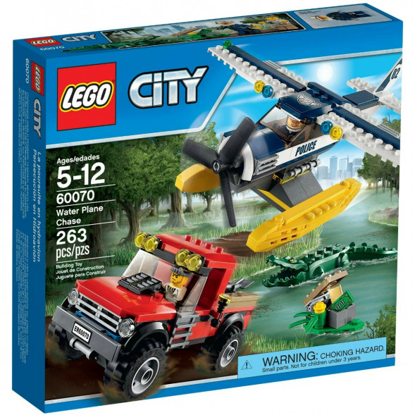 Конструктор LEGO City 60070 Погоня на полицейском гидроплане в Мурманске