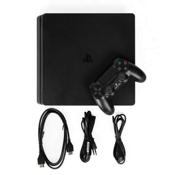 Игровая приставка Sony PlayStation 4 Slim 1TB black в Мурманске