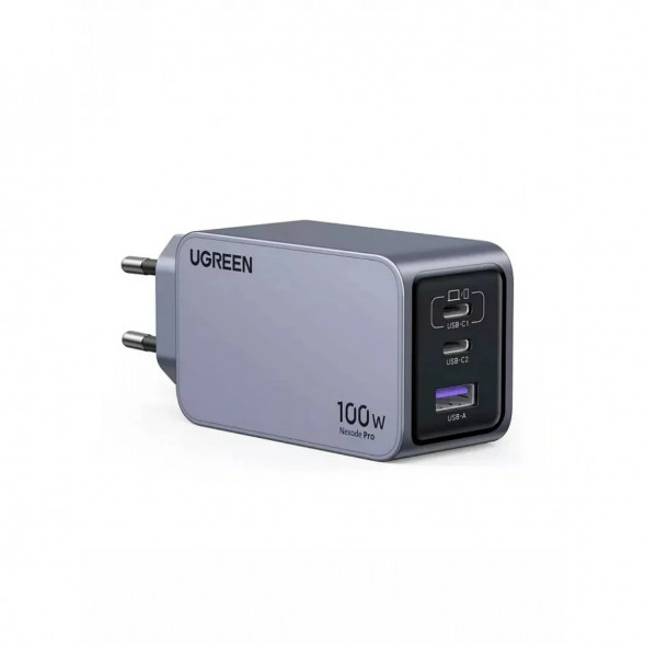 Сетевое зарядное устройство Ugreen GaN 100W USB-A + 2USB-C в Мурманске