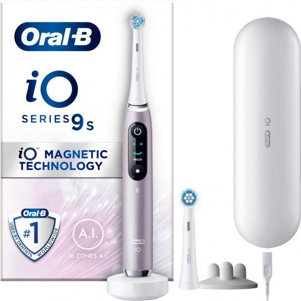 Электрическая зубная щетка Oral-B iO Series 9s (387194), Розовый кварц в Мурманске