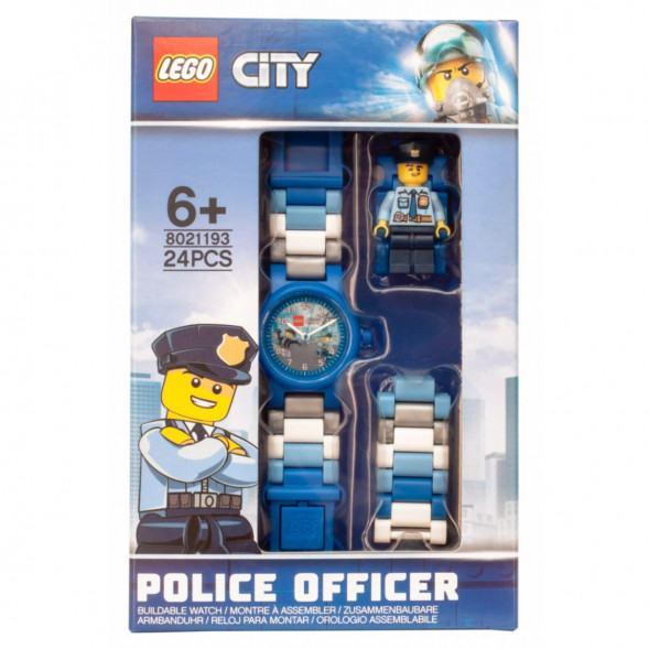 Часы LEGO City 8021193 City «Policeman» с минифигуркой в Мурманске