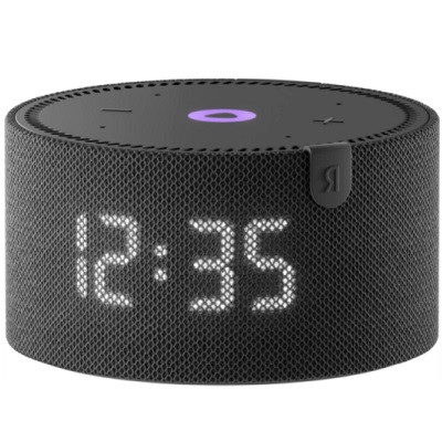 Умная колонка Яндекс Новая Станция Мини (с часами) - умная колонка с Алисой, черный оникс в Мурманске