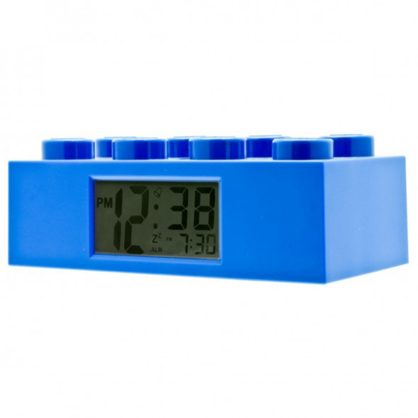 Будильник LEGO 9002151 Кирпичик, синий в Мурманске