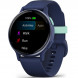 Умные часы Garmin Vivoactive 5, синие с металлически-синим безелем и силиконовым ремешком 010-02862-12 в Мурманске