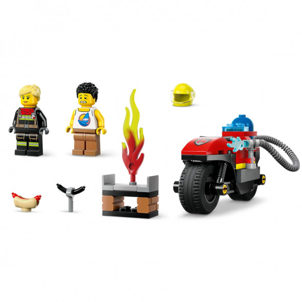 Конструктор LEGO City 60410 Пожарно-спасательный мотоцикл в Мурманске