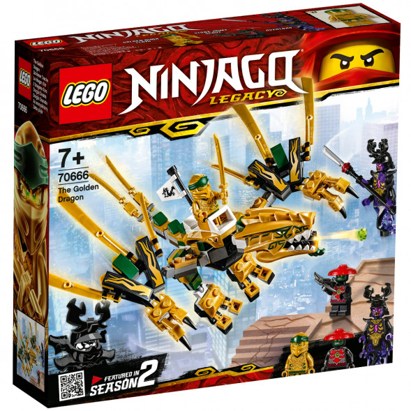 Конструктор LEGO Ninjago 70666 Золотой Дракон в Мурманске