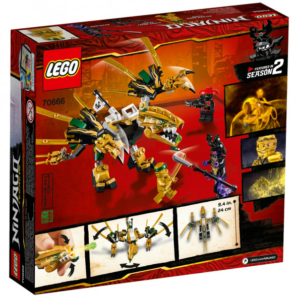 Конструктор LEGO Ninjago 70666 Золотой Дракон в Мурманске