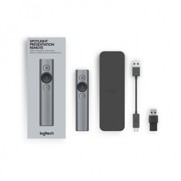 Презентер Logitech Spotlight Presentation Remote серый в Мурманске