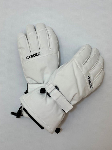 Перчатки горнолыжные сноубордические Copozz (белый, L) в Мурманске