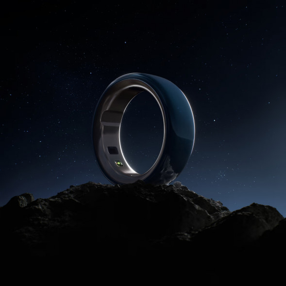 Умное кольцо Oura Ring 4 Ceramic (размер 5), Темная ночь/Midnight в Мурманске