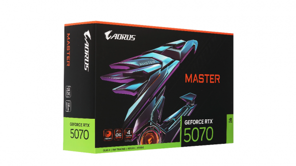 Видеокарта Gigabyte GeForce RTX 5070 AORUS MASTER, 12 ГБ GDDR7 в Мурманске