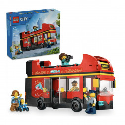 Конструктор LEGO City 60407 Красный двухэтажный экскурсионный автобус