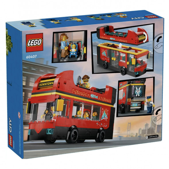 Конструктор LEGO City 60407 Красный двухэтажный экскурсионный автобус в Мурманске