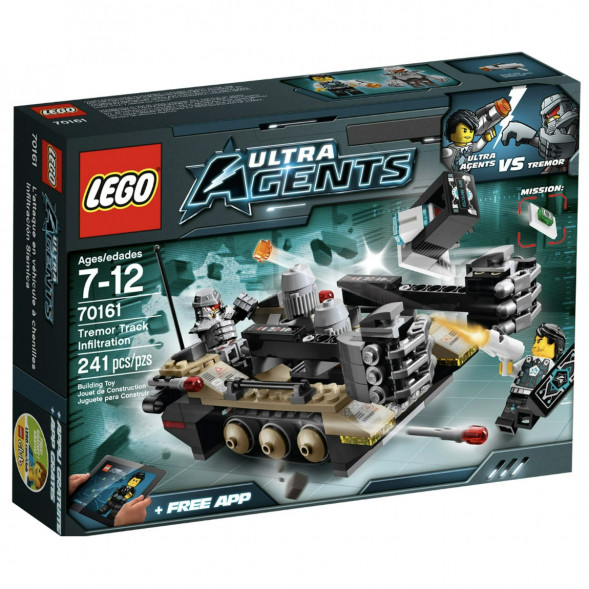 Конструктор LEGO Ultra Agents 70161 Проникновение гусеничного танка Тремора в Мурманске