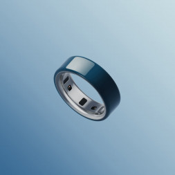 Умное кольцо Oura Ring 4 Ceramic (размер 6), Темная ночь/Midnight