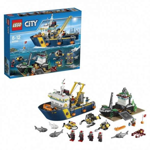 Конструктор LEGO City 60095 Корабль исследователей морских глубин в Мурманске