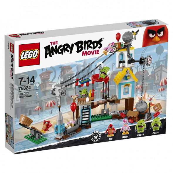 Конструктор LEGO Angry Birds 75824 Разгром Свинограда в Мурманске