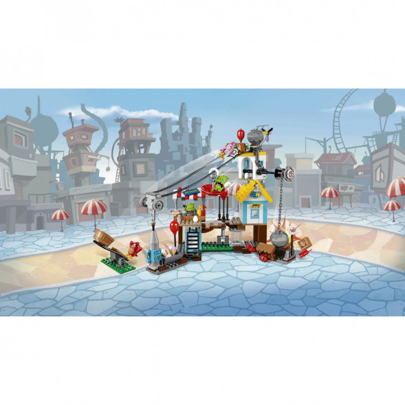 Конструктор LEGO Angry Birds 75824 Разгром Свинограда в Мурманске