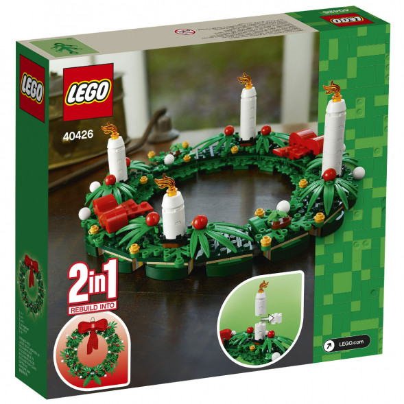 Конструктор LEGO 40426 Сувенирный набор «Рождественский венок» 2 в 1 в Мурманске