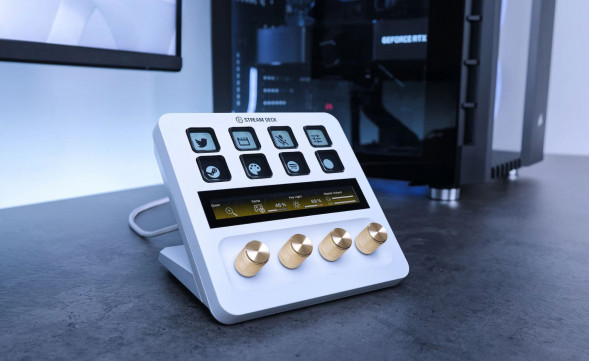 Контроллер для стриминга Elgato Stream Deck +, белый в Мурманске