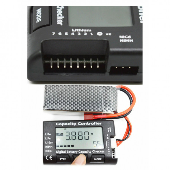 Тестер ёмкости аккумулятора CellMeter-7 с функцией балансировки ячеек в Мурманске