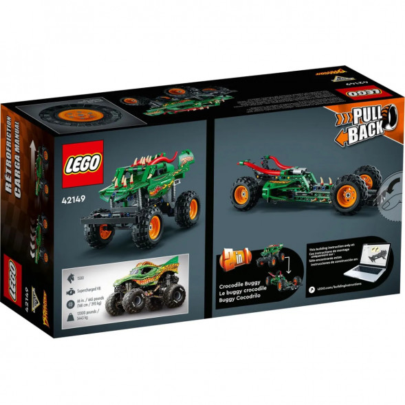 Конструктор LEGO Technic 42149 Монстер Джем «Дракон» в Мурманске