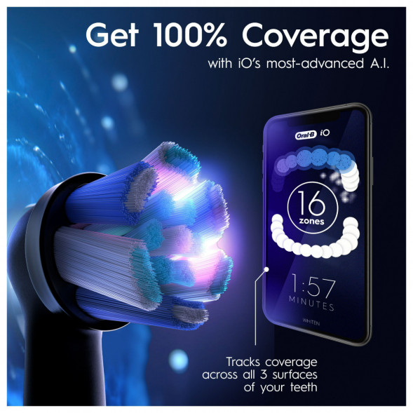 Набор из 2-х электрических зубных щеток Oral-B iO Series 9 Duo, Black Onyx и Rose Quartz в Мурманске