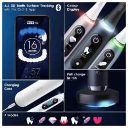 Набор из 2-х электрических зубных щеток Oral-B iO Series 9 Duo, Black Onyx и Rose Quartz