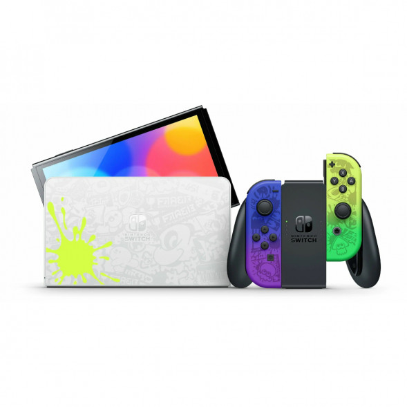 Игровая приставка Nintendo Switch OLED 64 ГБ, Splatoon 3 Edition в Мурманске