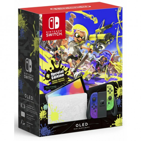 Игровая приставка Nintendo Switch OLED 64 ГБ, Splatoon 3 Edition в Мурманске