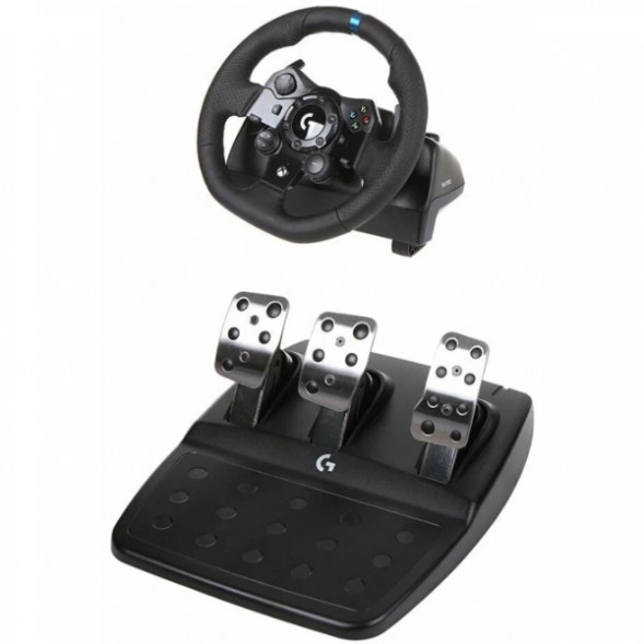 Комплект Logitech G923 Trueforce (PC, Xbox Series X, S, One), черный в Мурманске