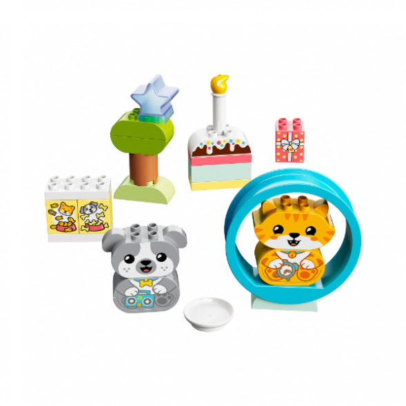 Конструктор LEGO DUPLO 10977 Мой первый щенок и котёнок и их звуки в Мурманске