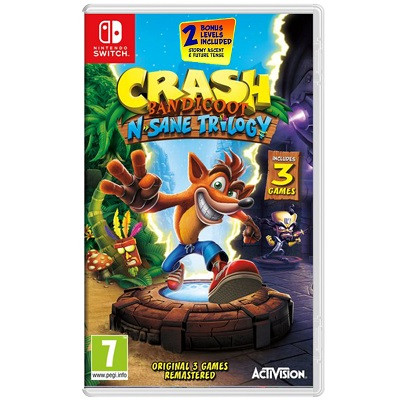 Игра Crash Bandicoot N-Sane Trilogy для (Switch, английский язык) в Мурманске