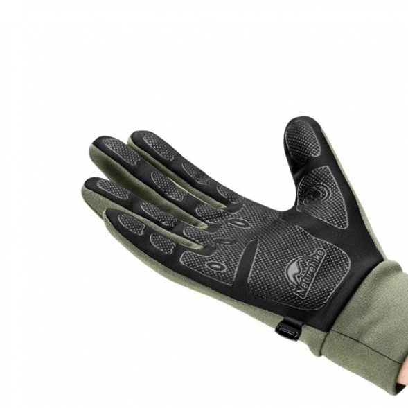 Перчатки сенсорные спортивные Naturehike Outdoor Full Touch GL10 (черный, L) в Мурманске