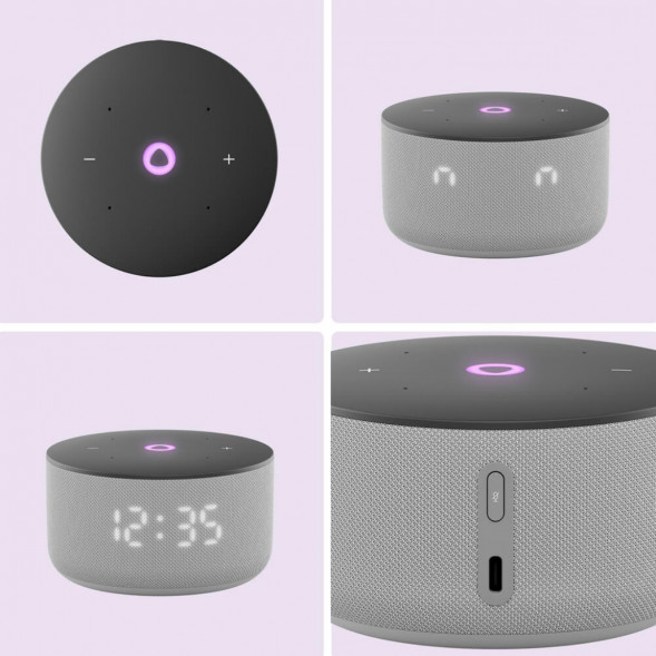 Умная колонка Яндекс Станция Мини 3 c Алисой на YandexGPT, серая в Мурманске