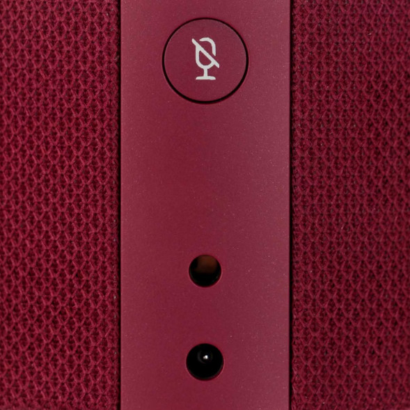 Умная колонка Яндекс Новая Станция Мини (с часами) - умная колонка с Алисой, красный гранат в Мурманске