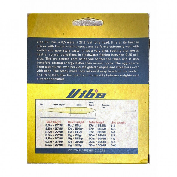 Рыболовный шнур Vision Vibe 85+ Rods 7-8 Sink 3 Head Weight VKL7S3 в Мурманске