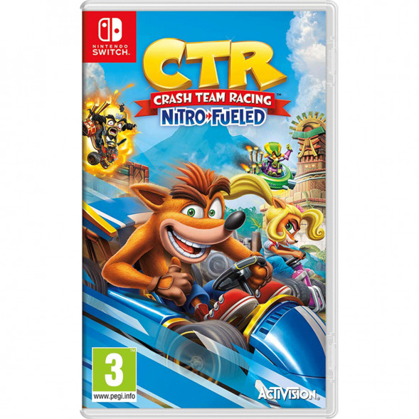 Игра Crash Team Racing Nitro-Fueled для Nintendo Switch, картридж в Мурманске