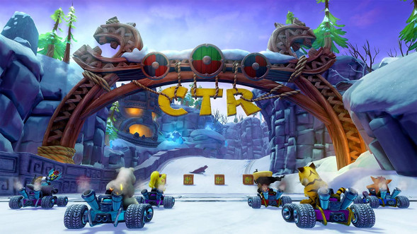 Игра Crash Team Racing Nitro-Fueled для Nintendo Switch, картридж в Мурманске