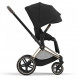 Коляска 2 в 1 Cybex Priam IV Sepia Black, шасси Rosegold в Мурманске