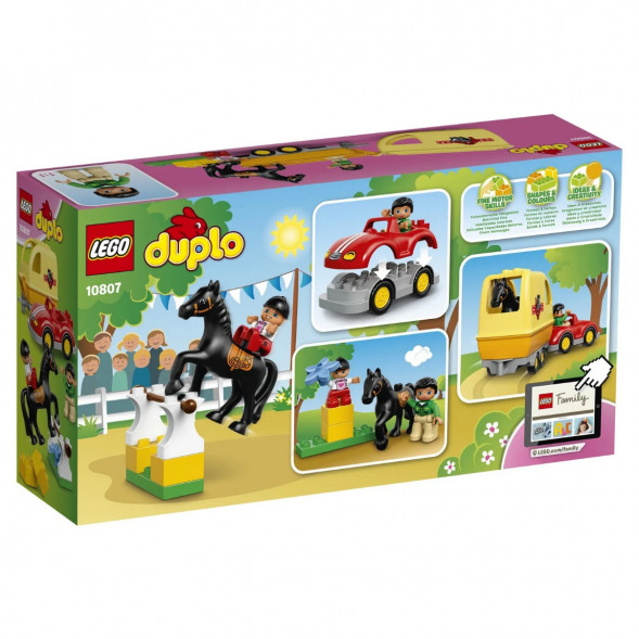 Конструктор LEGO DUPLO Town 10807 Трейлер для лошадок в Мурманске