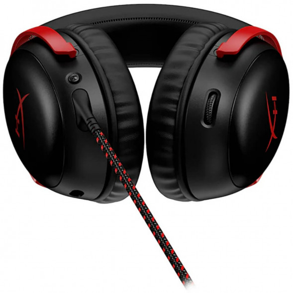 Компьютерная гарнитура HyperX Cloud III проводная, чёрный/красный в Мурманске