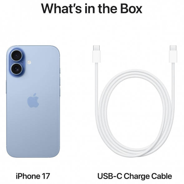 Смартфон Apple iPhone 17 256GB eSim, Mist Blue в Мурманске