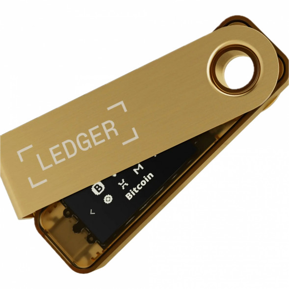 Криптокошелек Ledger Nano S Plus 1 шт., золотой в Мурманске