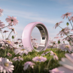 Умное кольцо Oura Ring 4 Ceramic (размер 4), Розовый/Petal