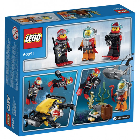 Конструктор LEGO City Deep Sea Explorers 60091 Исследование морских глубин в Мурманске